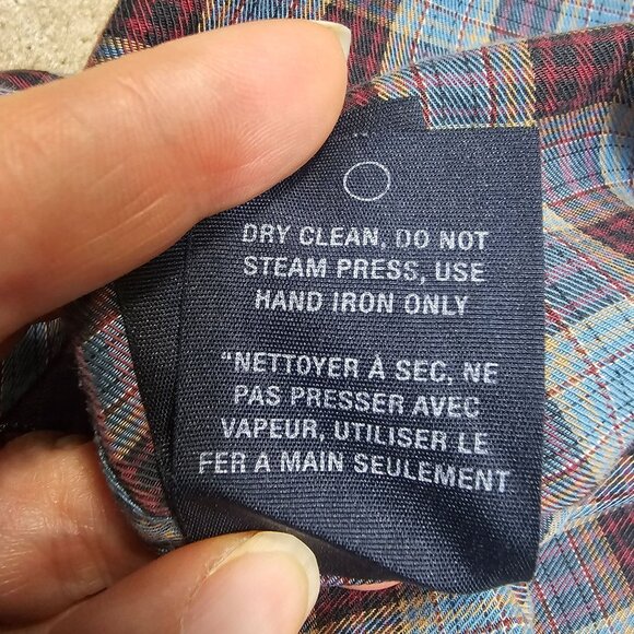 Robert Graham Mens Plaid Button Up Shirt Sz 2XL Flip Cuff Southwestern Old Money - Picture 9 of 11